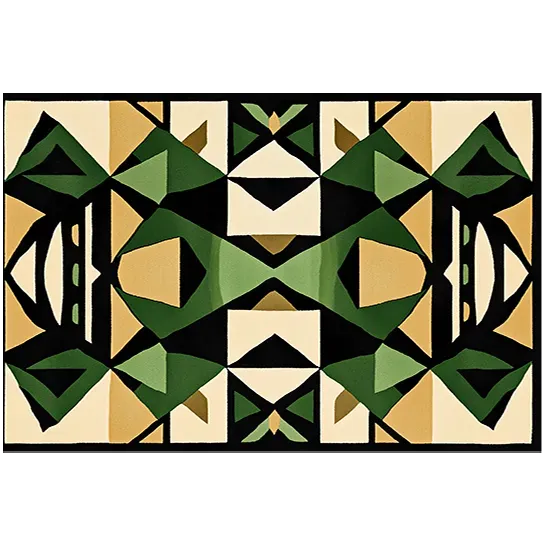 Geometric Grove Hand Tufted Rug