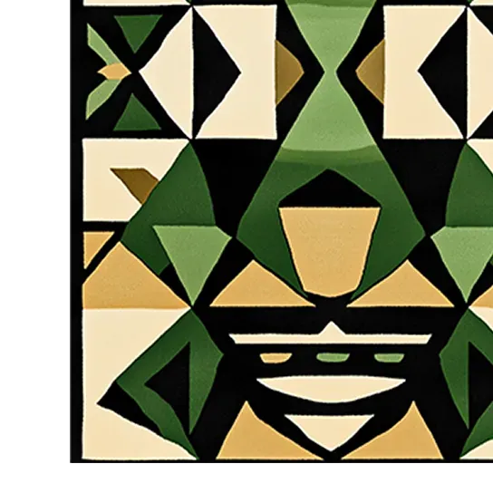 Geometric Grove Hand Tufted Rug