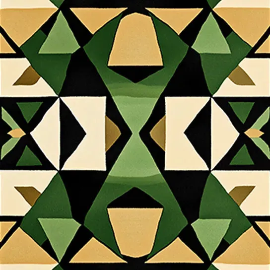 Geometric Grove Hand Tufted Rug