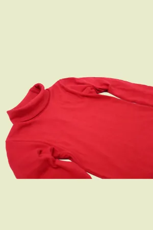 Girls Plain High Neck Tops