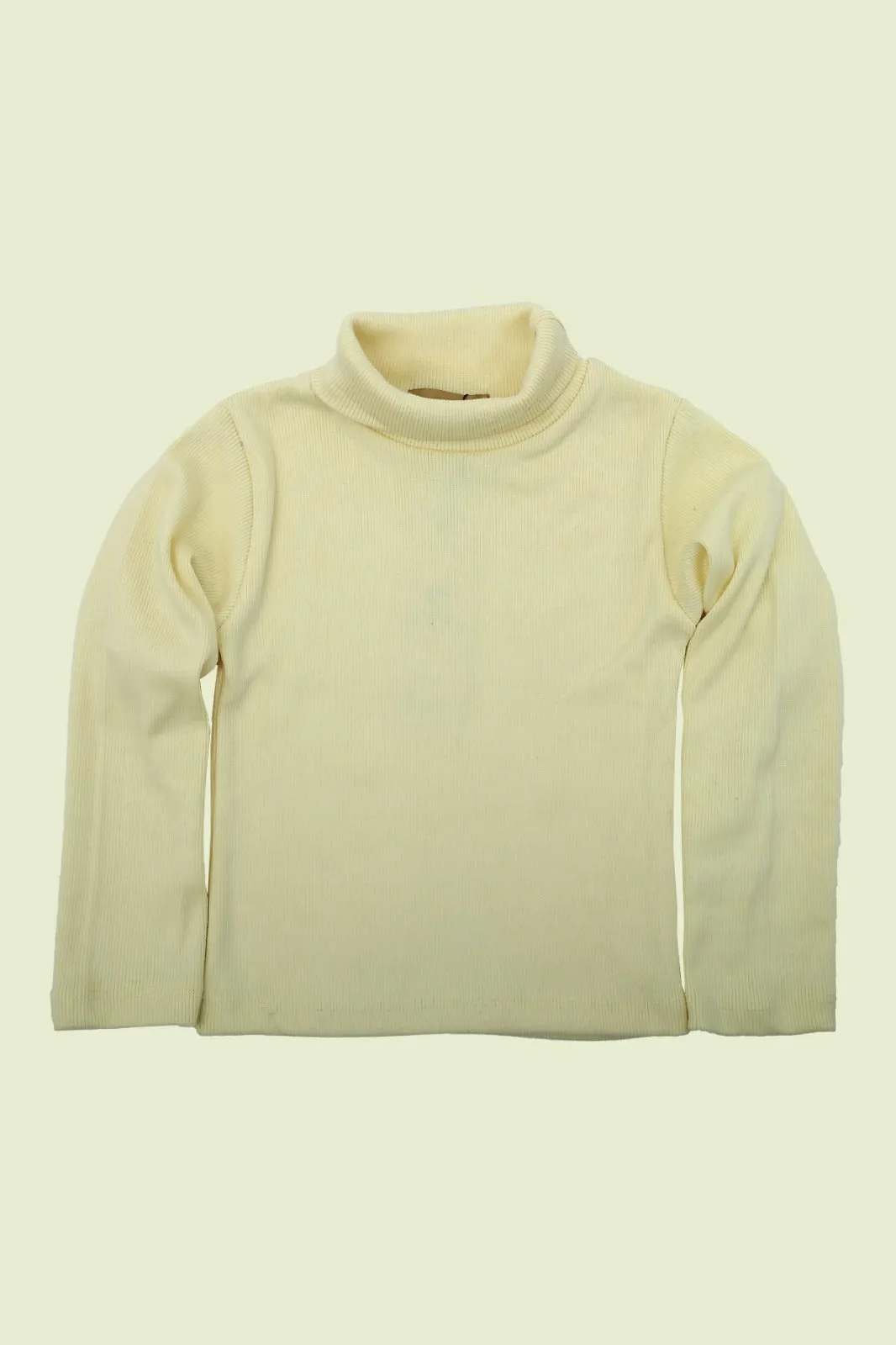 Girls Plain High Neck Tops