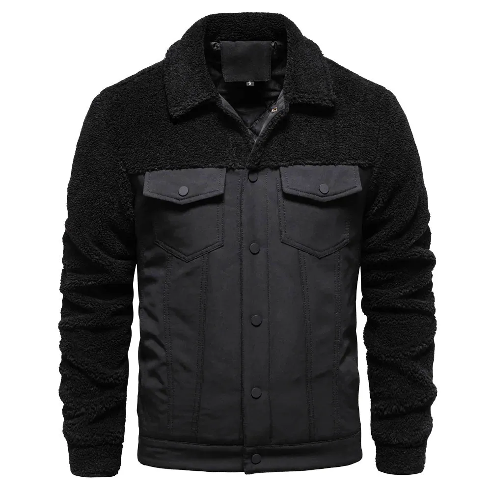 Godfrey™ | Fleece-Lined Sherpa Patchwork Jacket