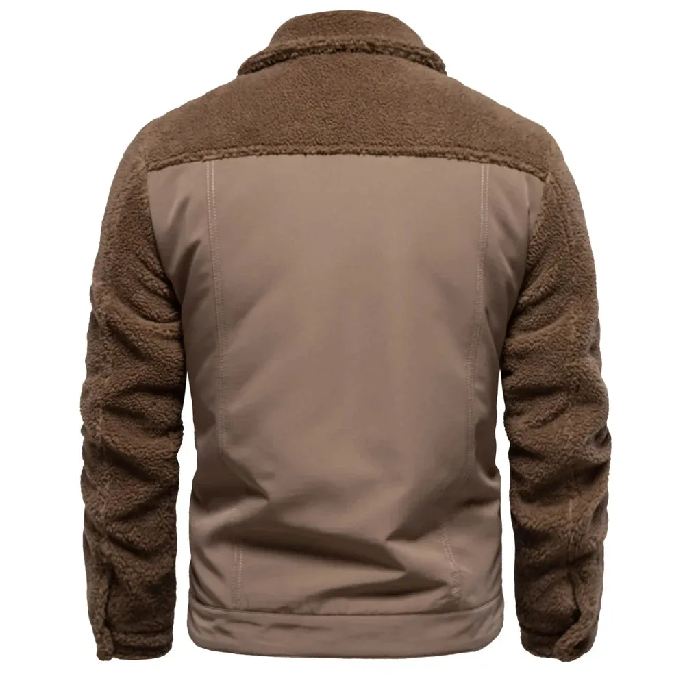 Godfrey™ | Fleece-Lined Sherpa Patchwork Jacket