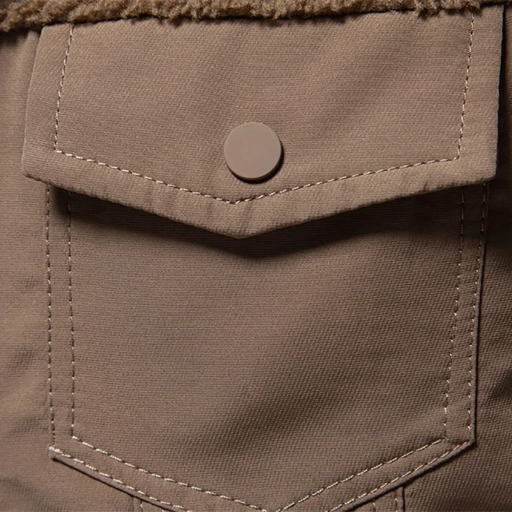 Godfrey™ | Fleece-Lined Sherpa Patchwork Jacket