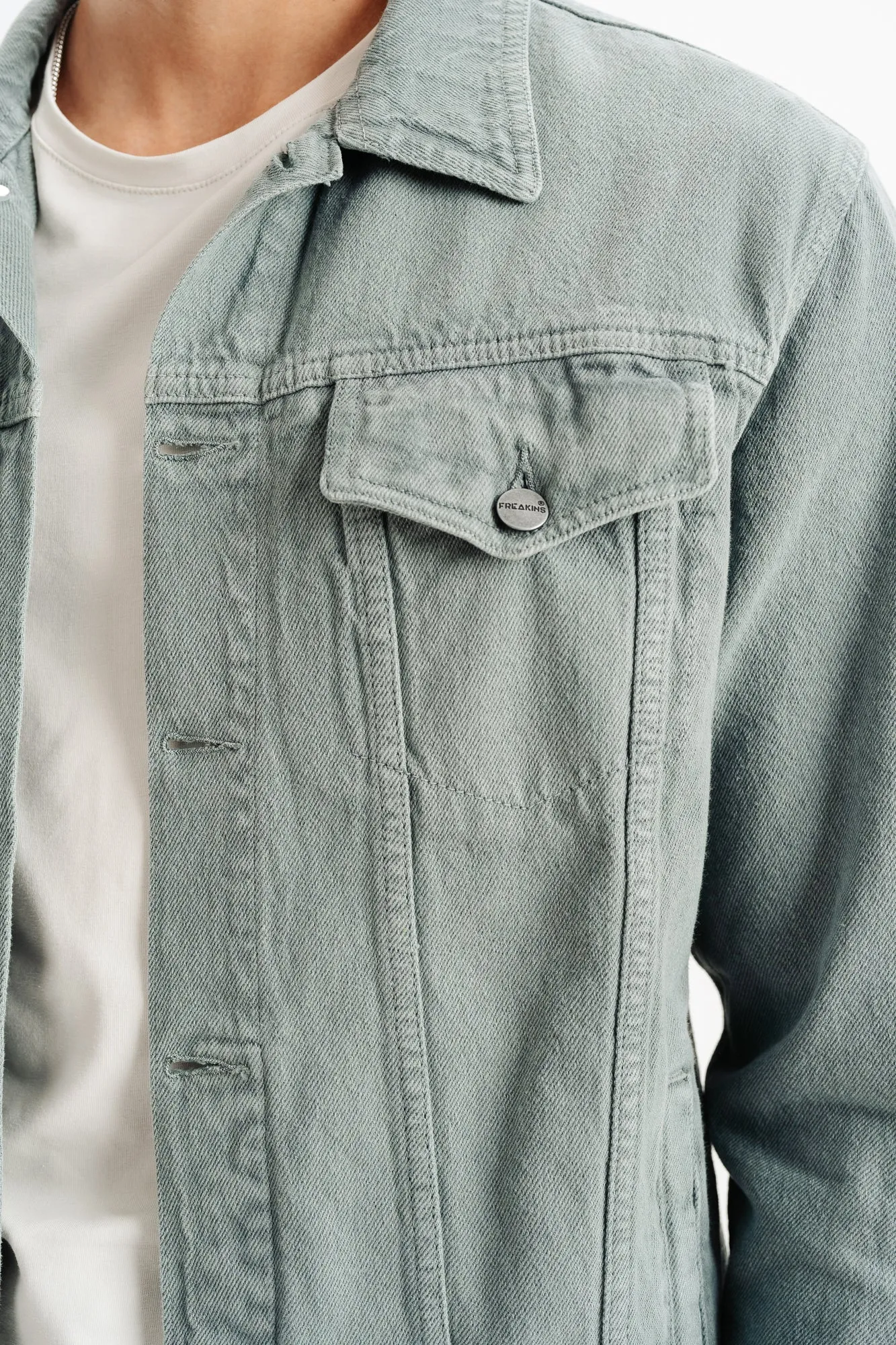 Grey Classic Men's Trucker Jacket