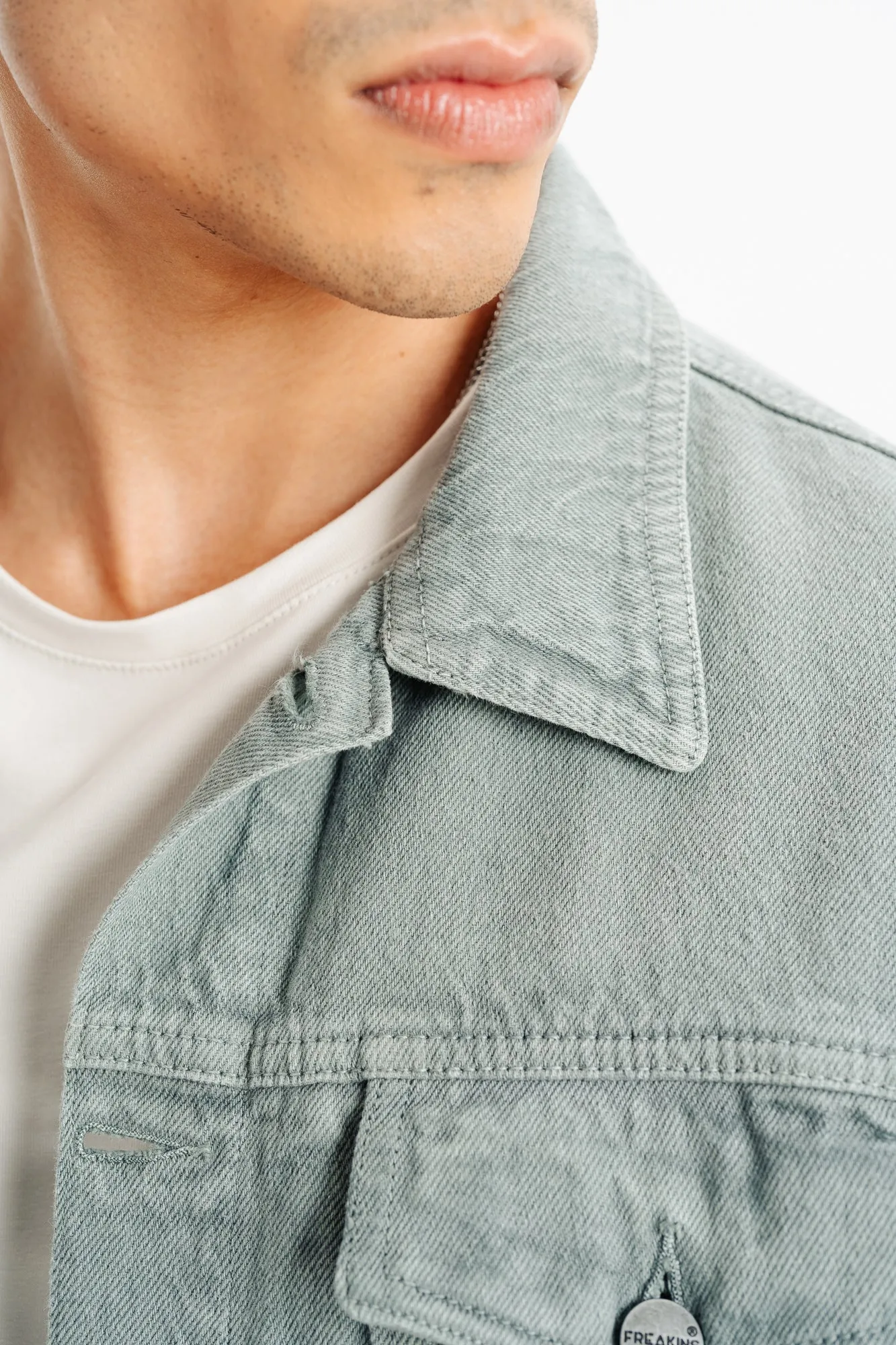 Grey Classic Men's Trucker Jacket