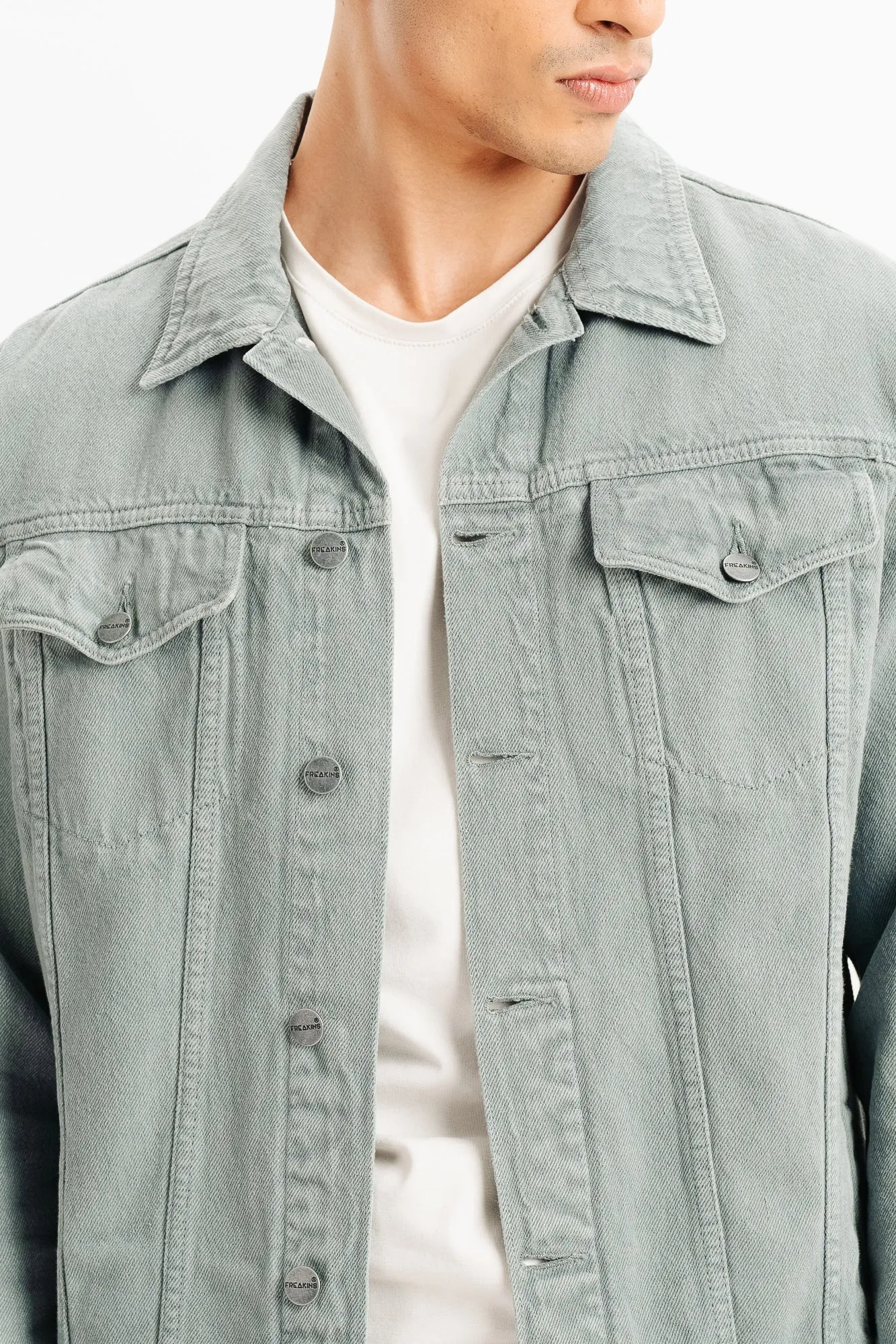 Grey Classic Men's Trucker Jacket