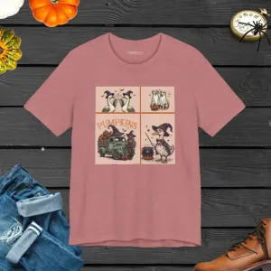 Halloween Farm Animals Unisex Jersey Short Sleeve Tee