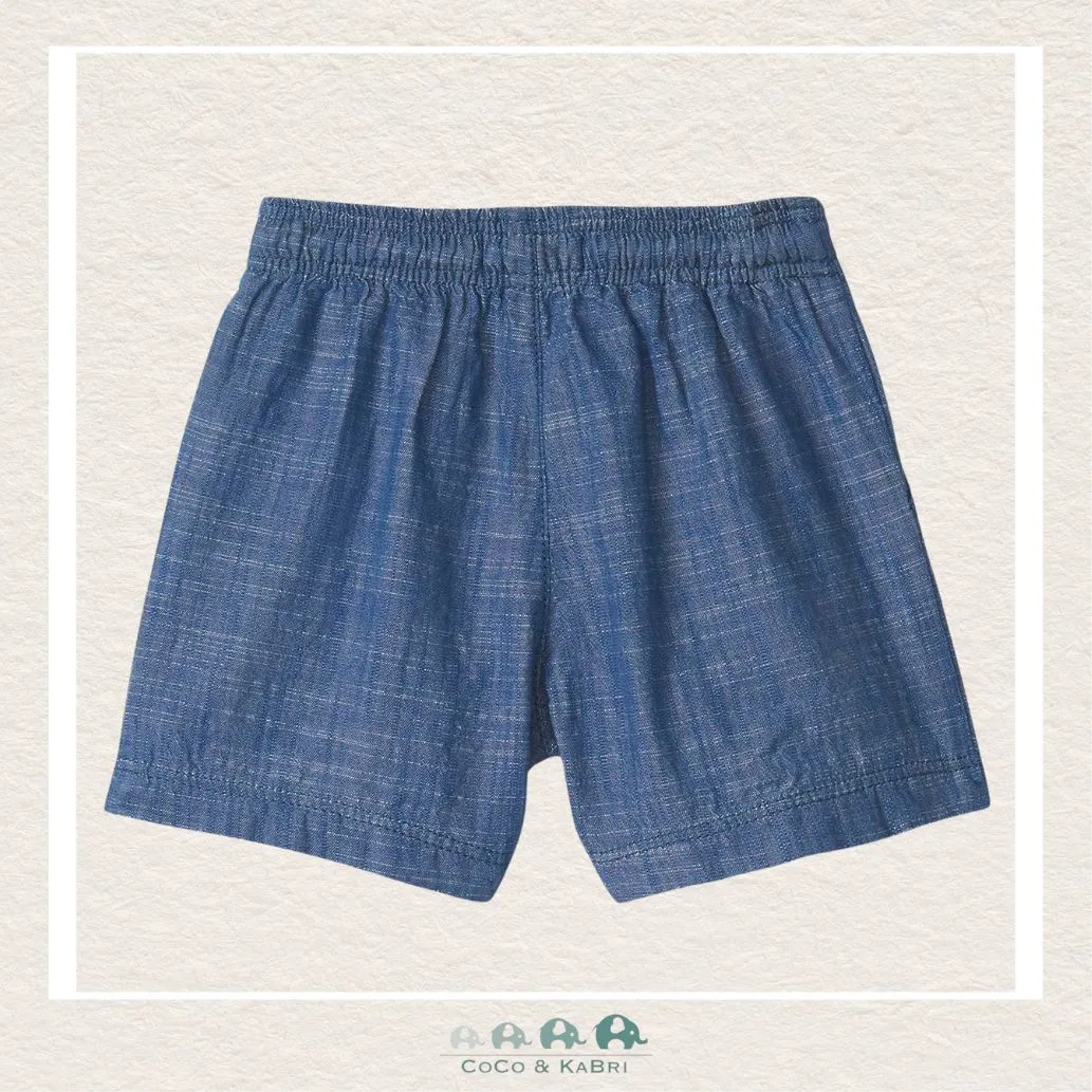 Haltey Baby Boys: Indigo Pull On Shorts