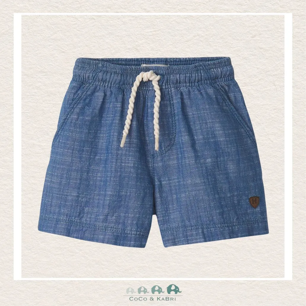 Haltey Baby Boys: Indigo Pull On Shorts