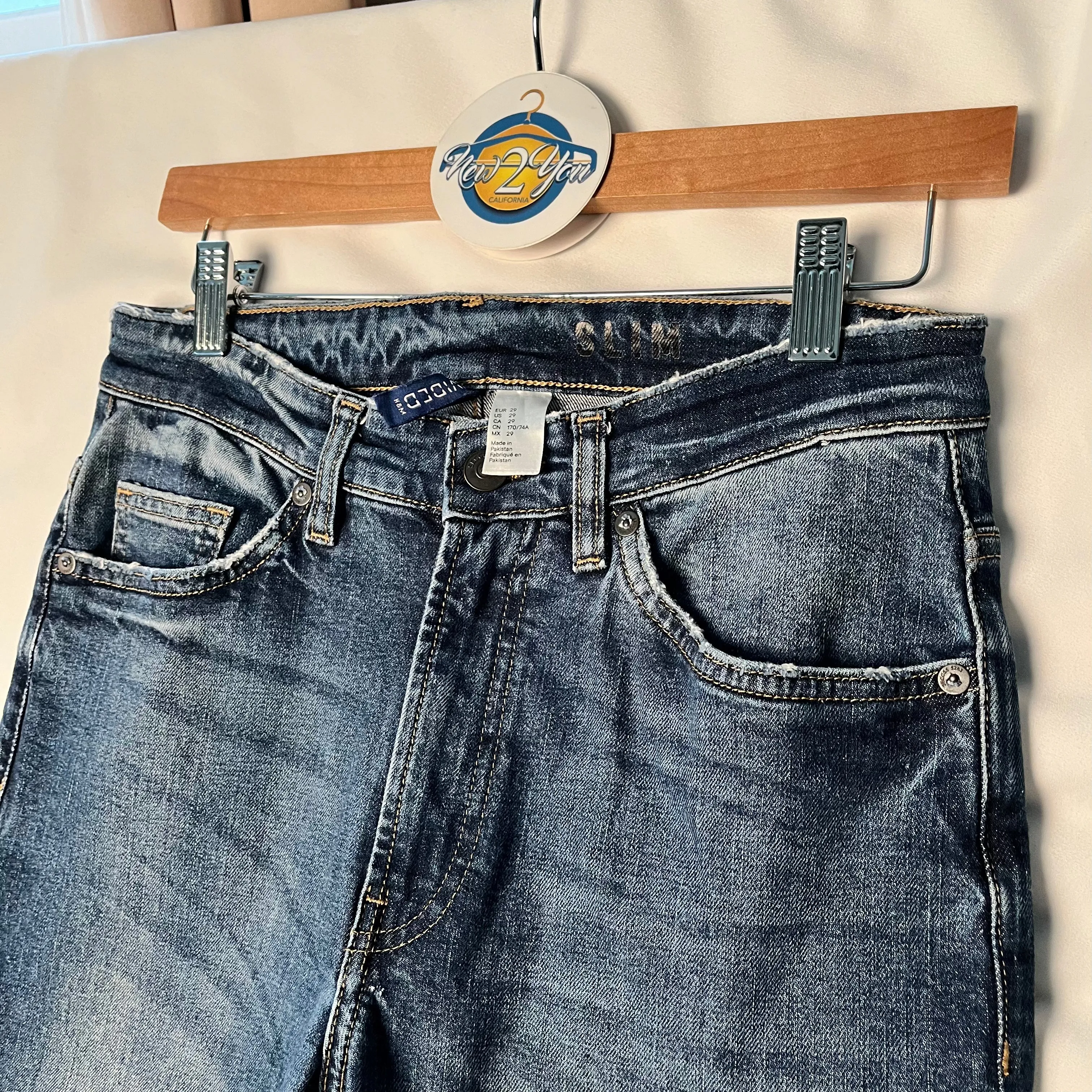 H&M Medium Paneled Jeans