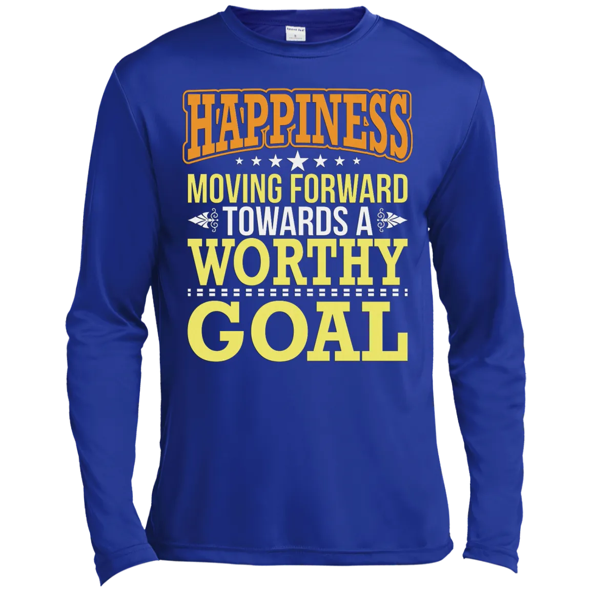 HAPPINESS MOVING FORWARD M LS SHIRTS