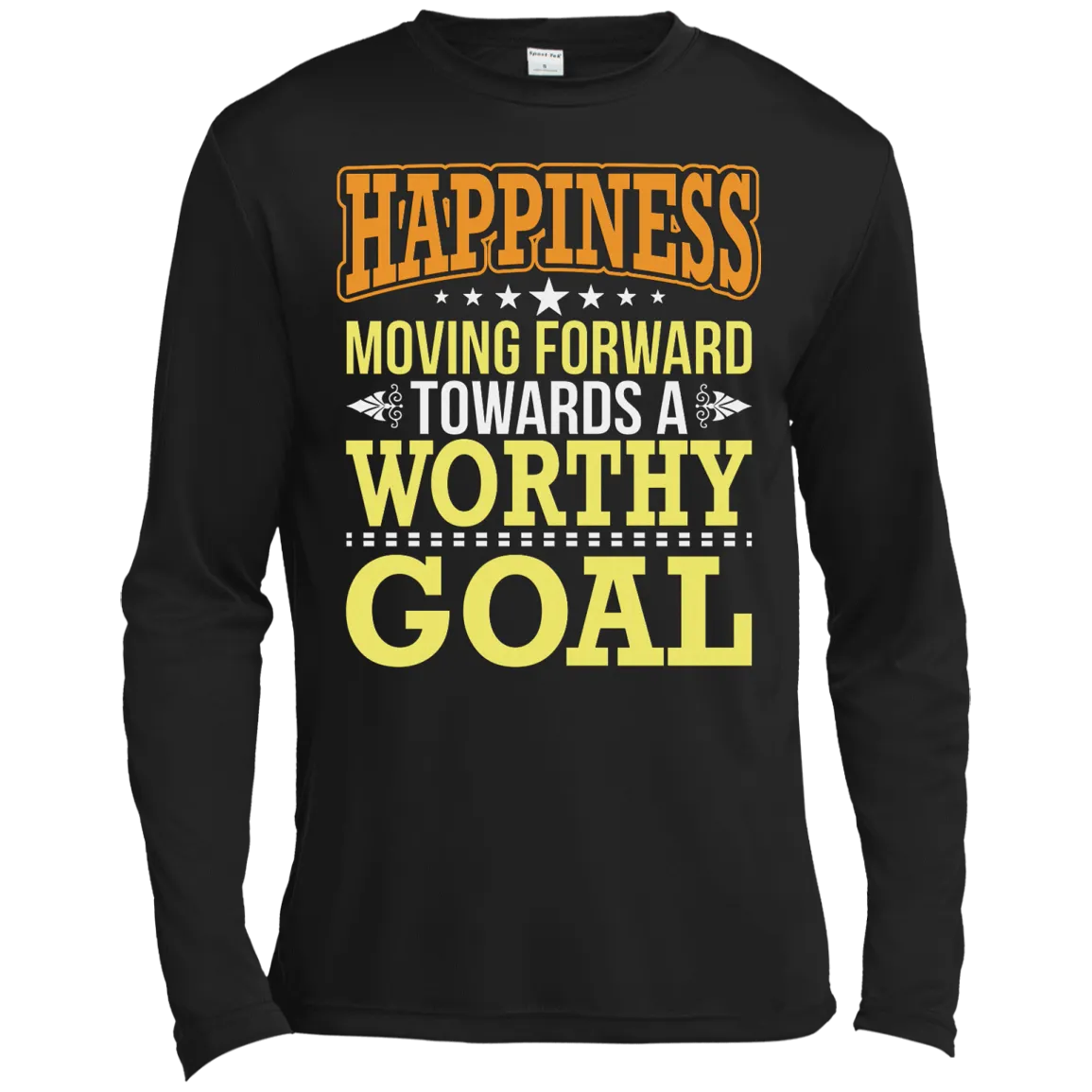 HAPPINESS MOVING FORWARD M LS SHIRTS