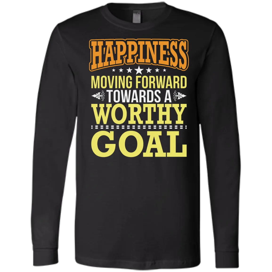 HAPPINESS MOVING FORWARD M LS SHIRTS