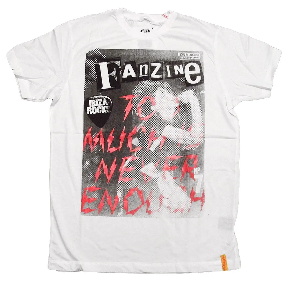 Ibiza Rocks Fanzine Never Enough Mens T-Shirt