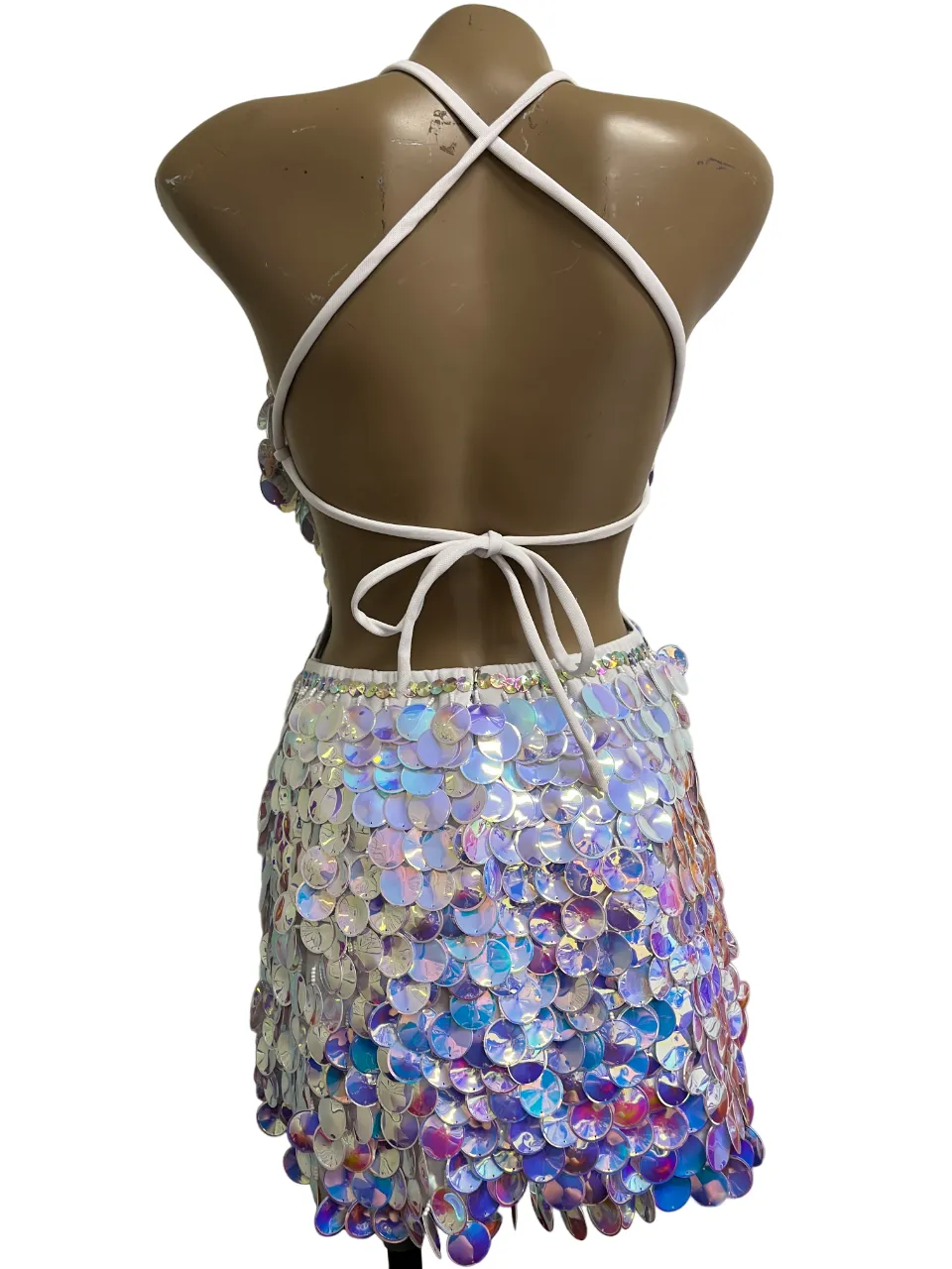 Iridescent Disc Dress