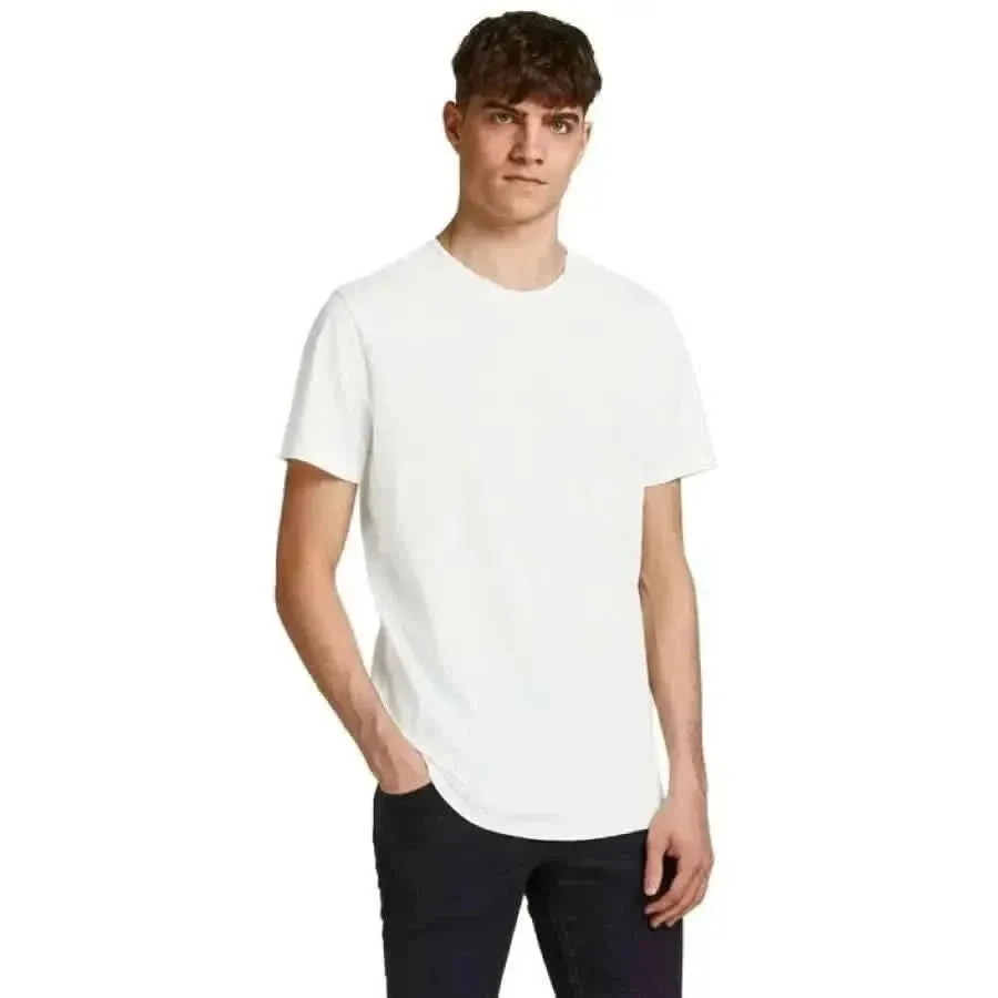 Jack & Jones Grey Round Neck Men's T-Shirt