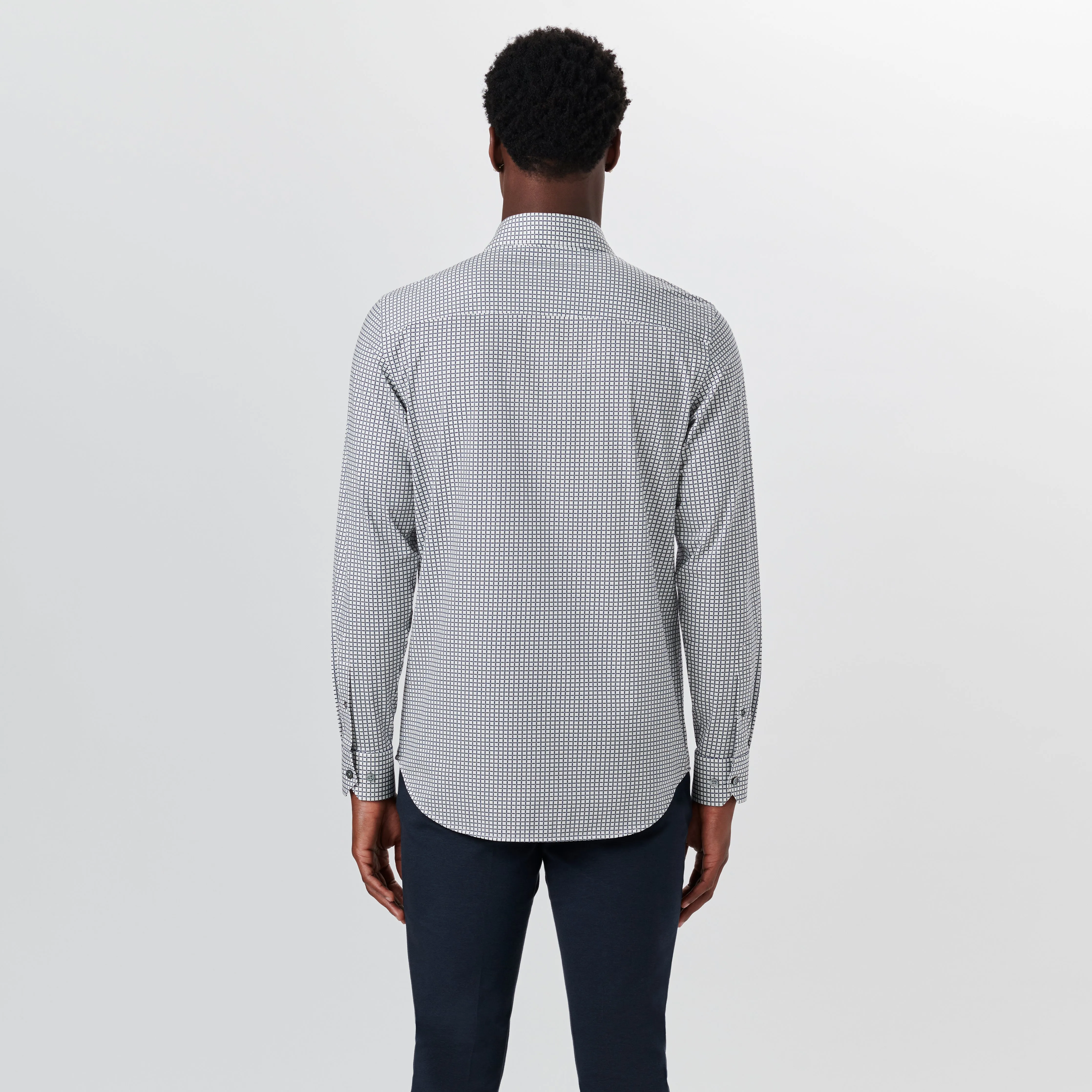 JAMES Geometric Print OoohCotton Shirt