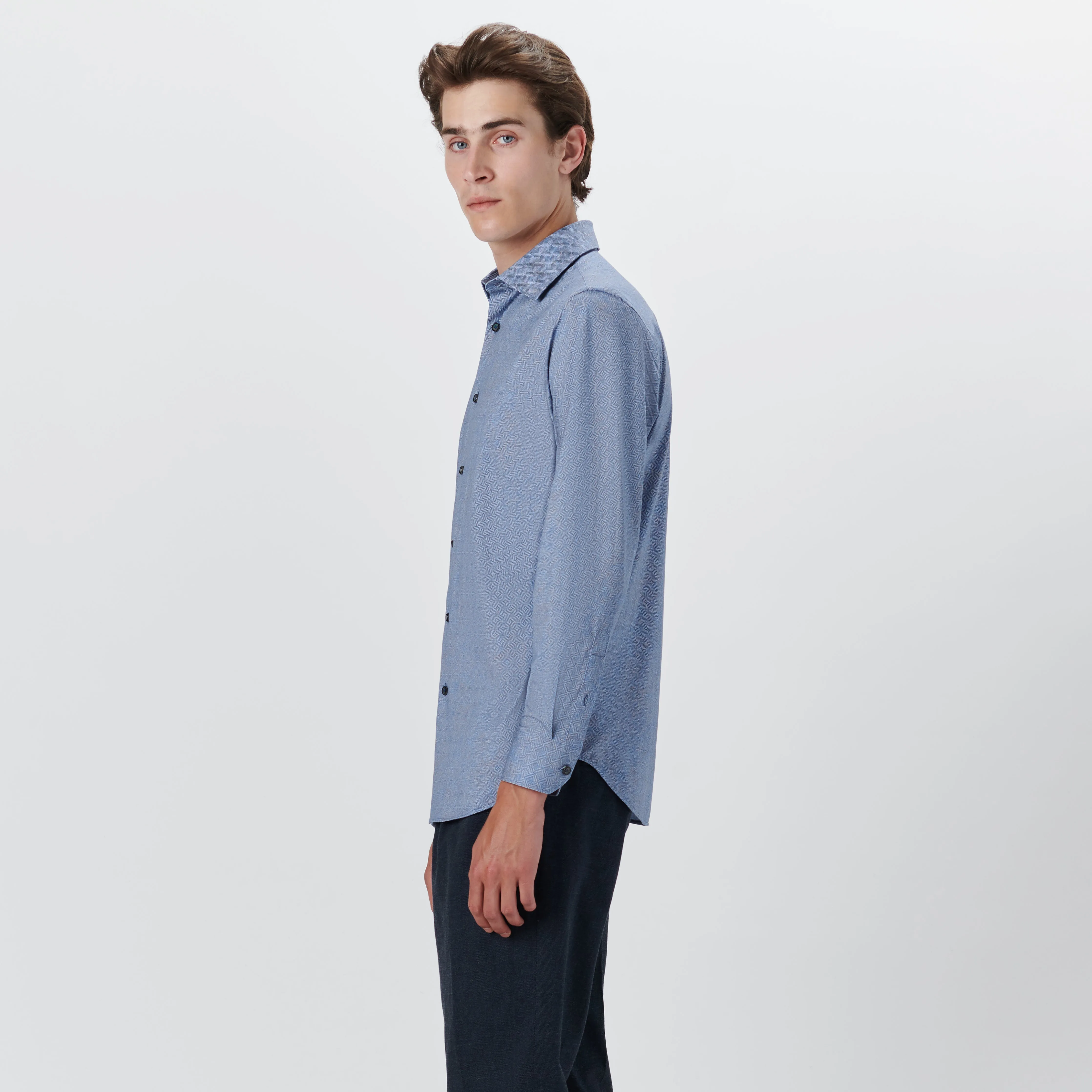 JAMES Geometric Print OoohCotton Shirt