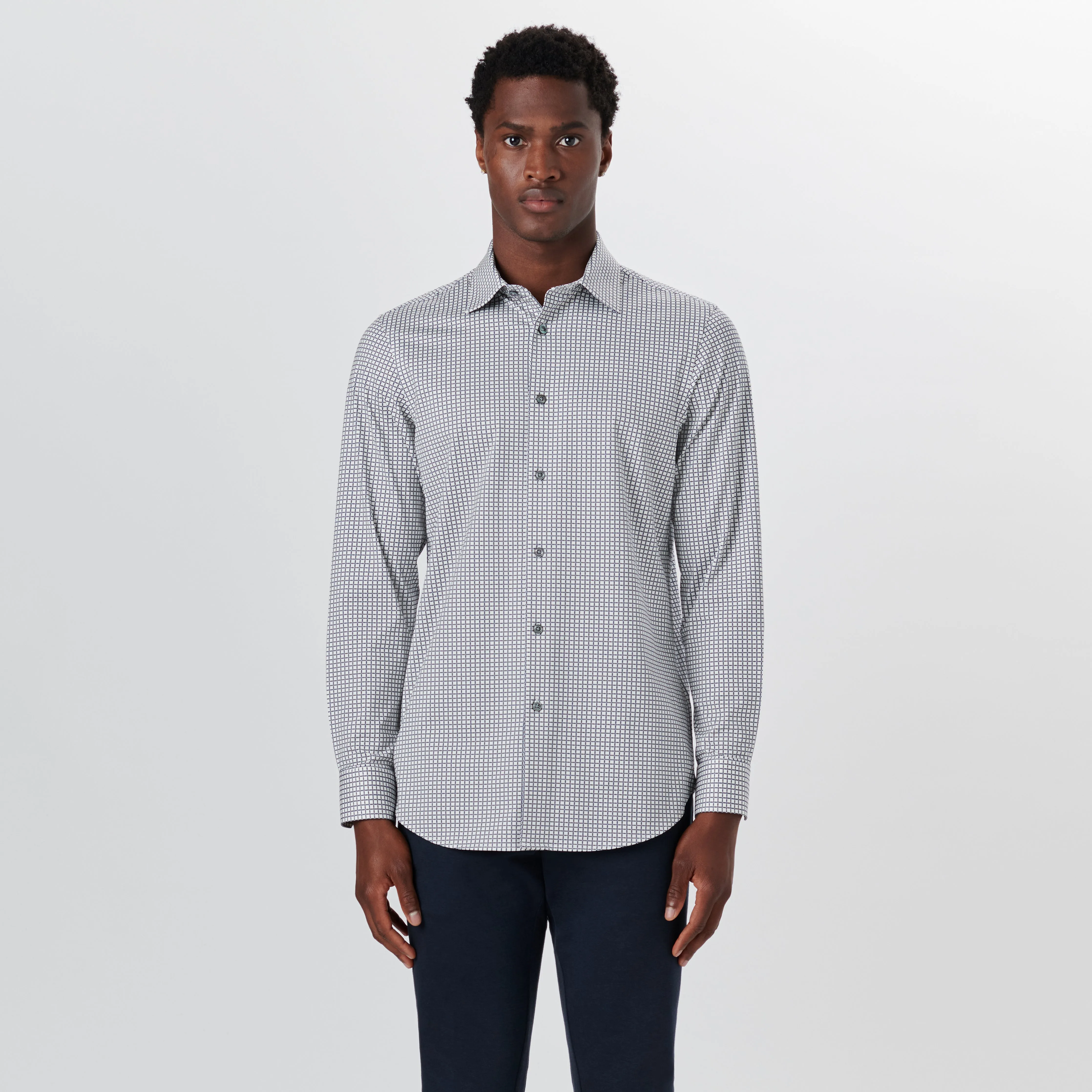 JAMES Geometric Print OoohCotton Shirt
