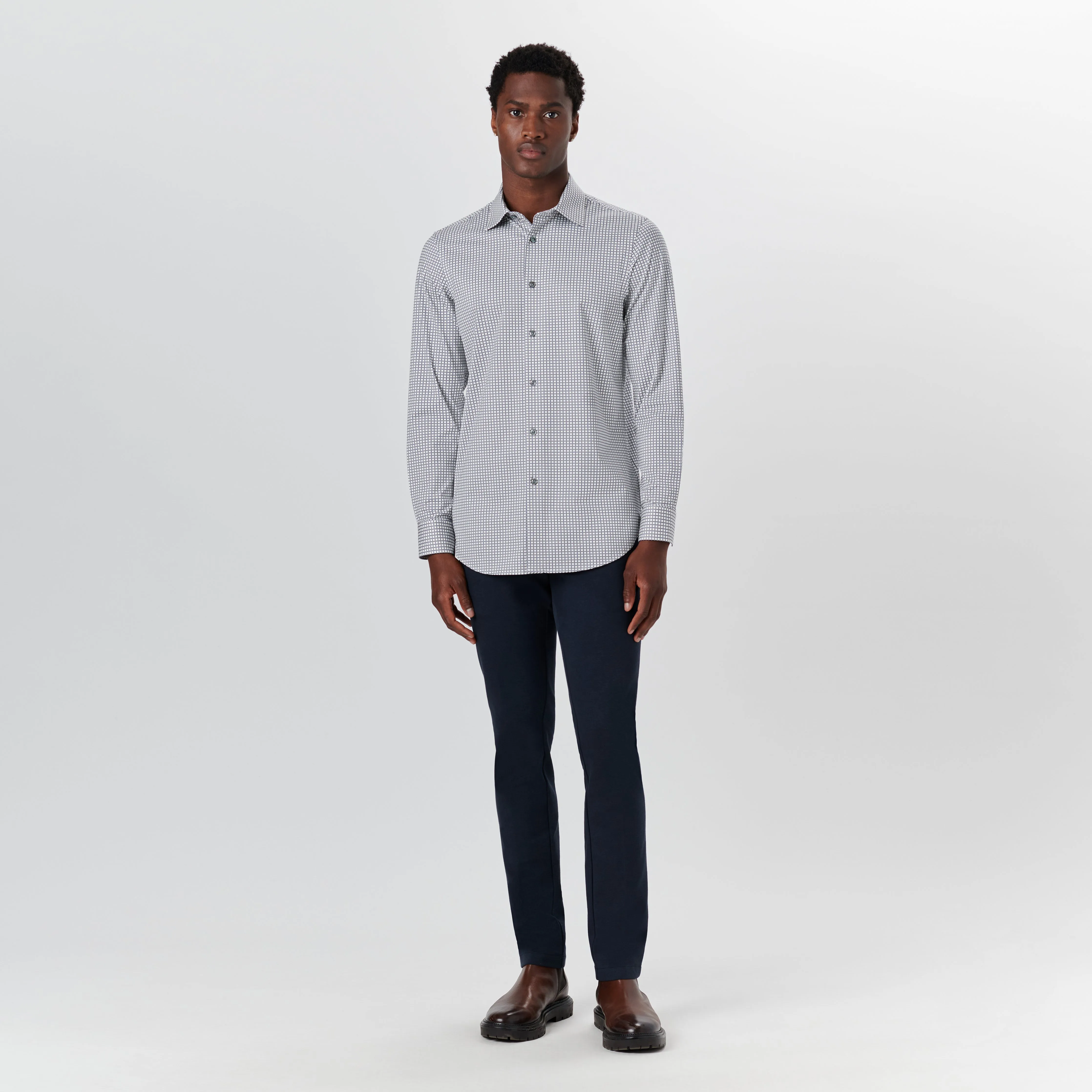 JAMES Geometric Print OoohCotton Shirt