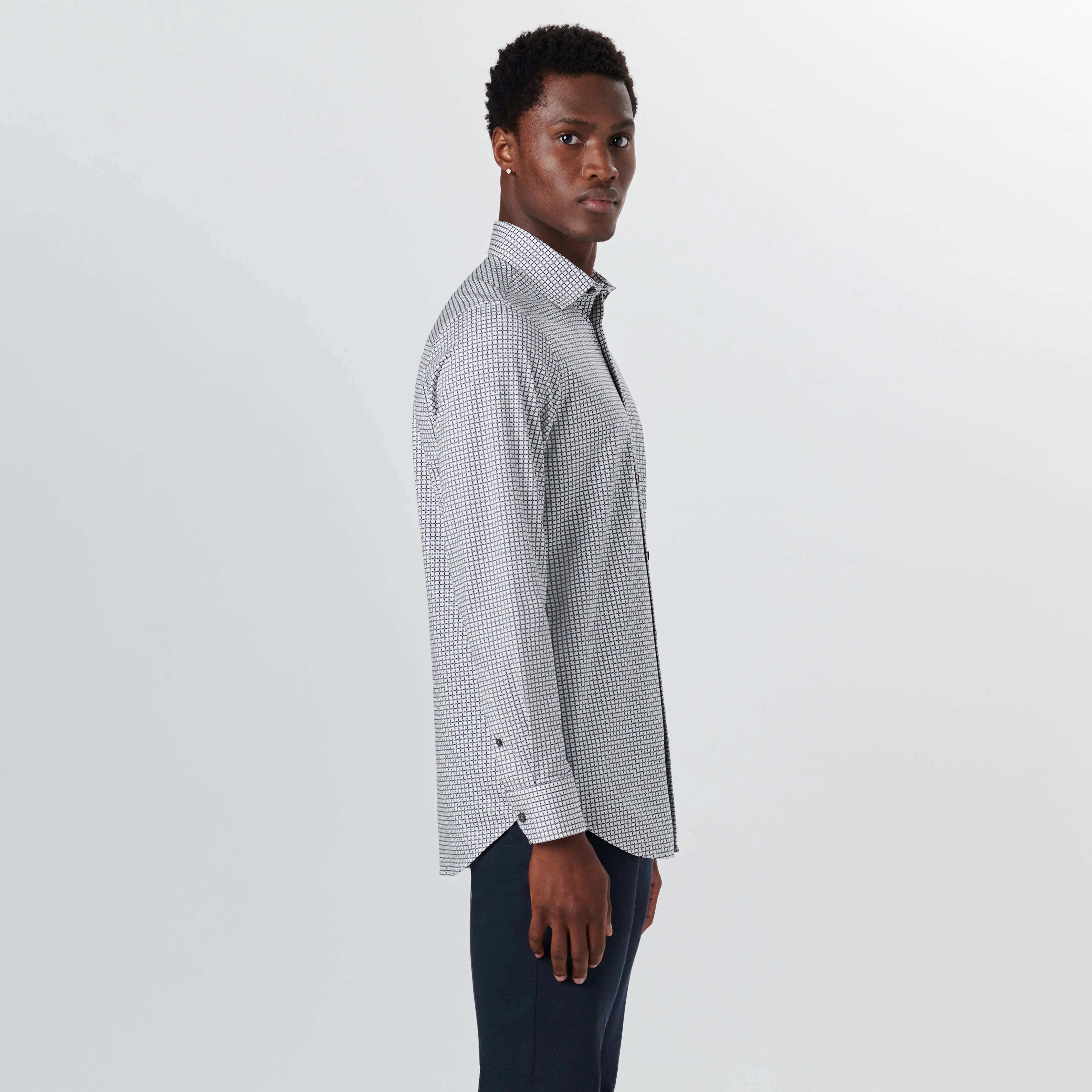 JAMES Geometric Print OoohCotton Shirt