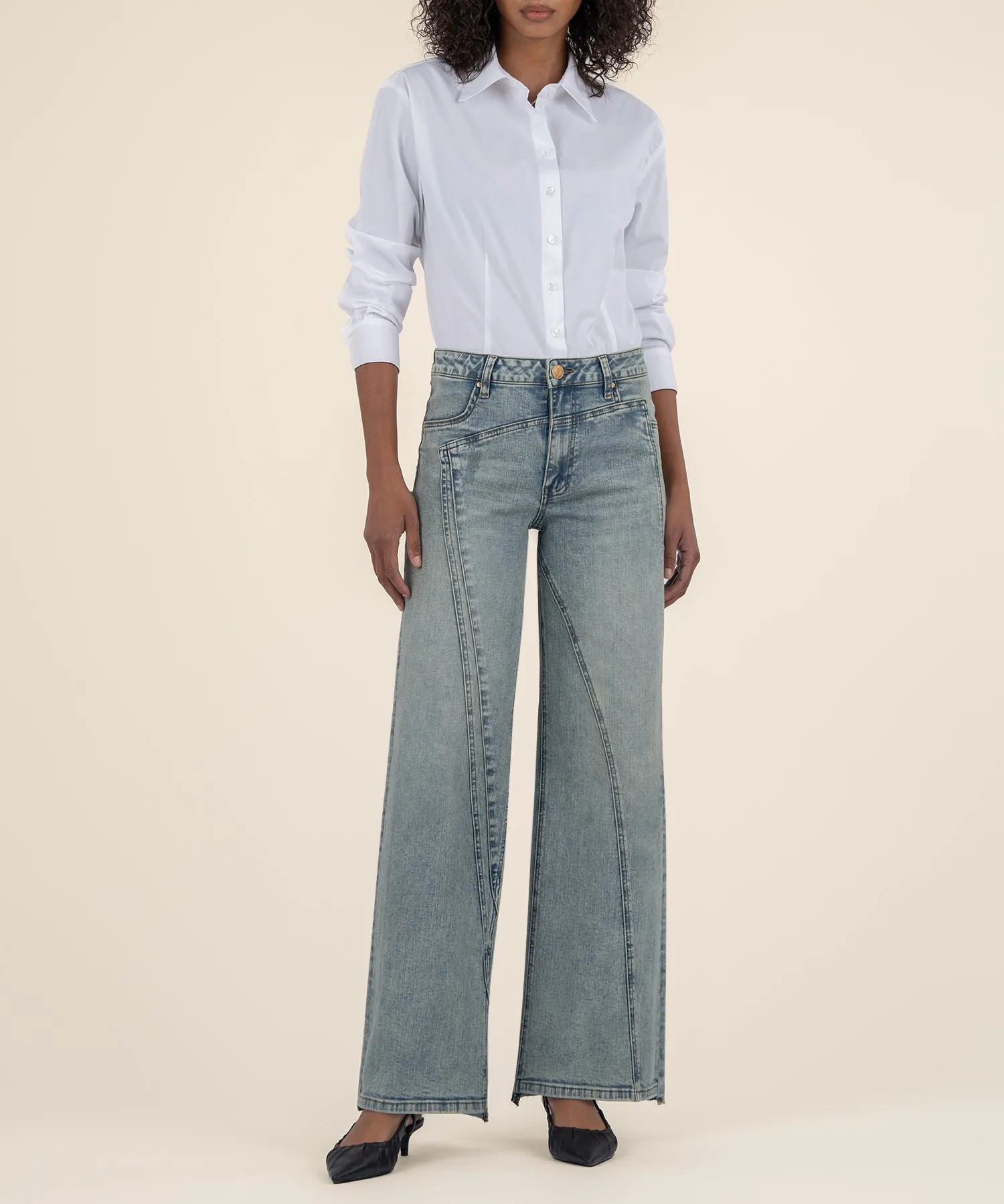 Jean High Rise Wide Leg