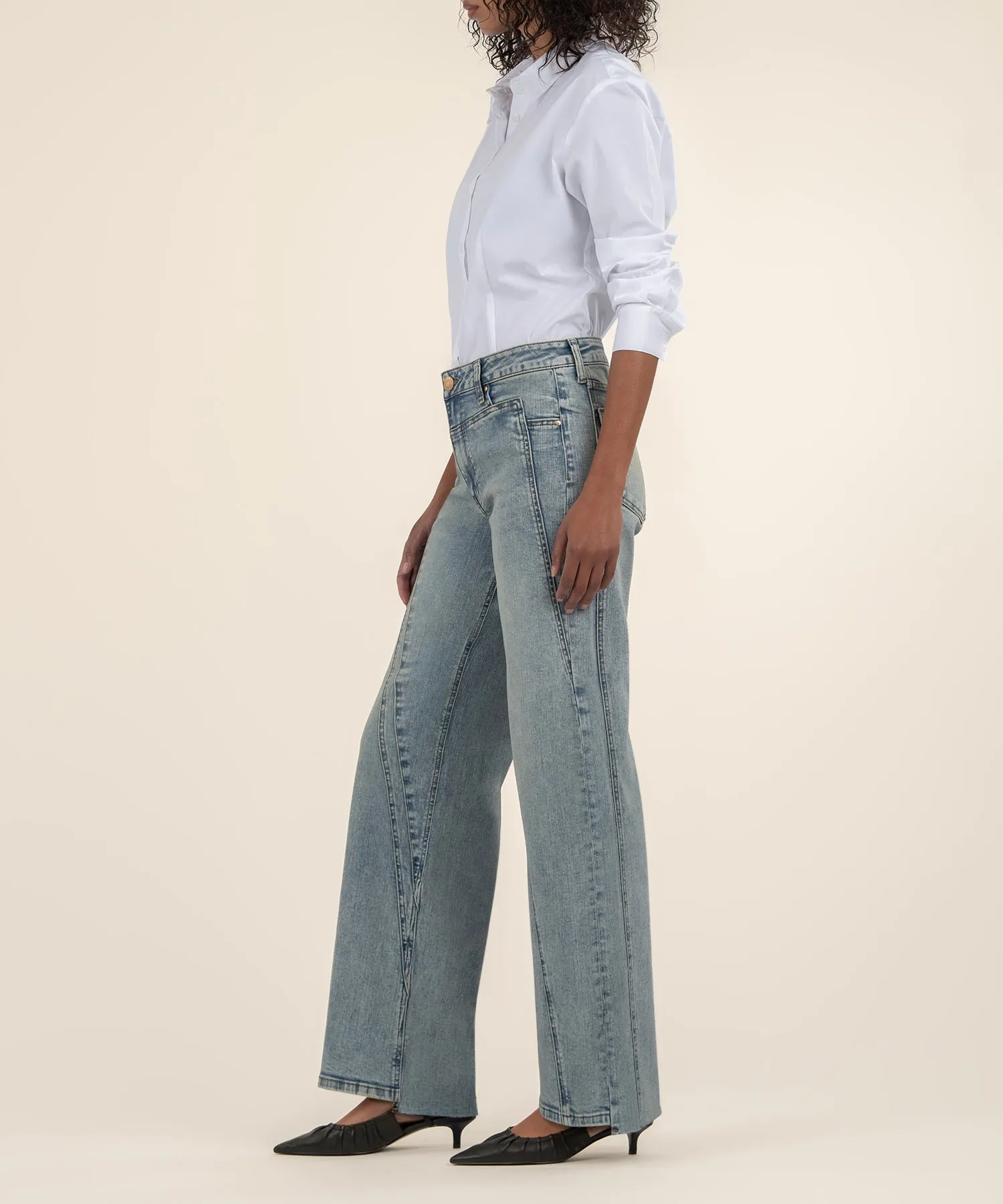 Jean High Rise Wide Leg