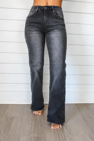 Jordy Star Print Jean • Black