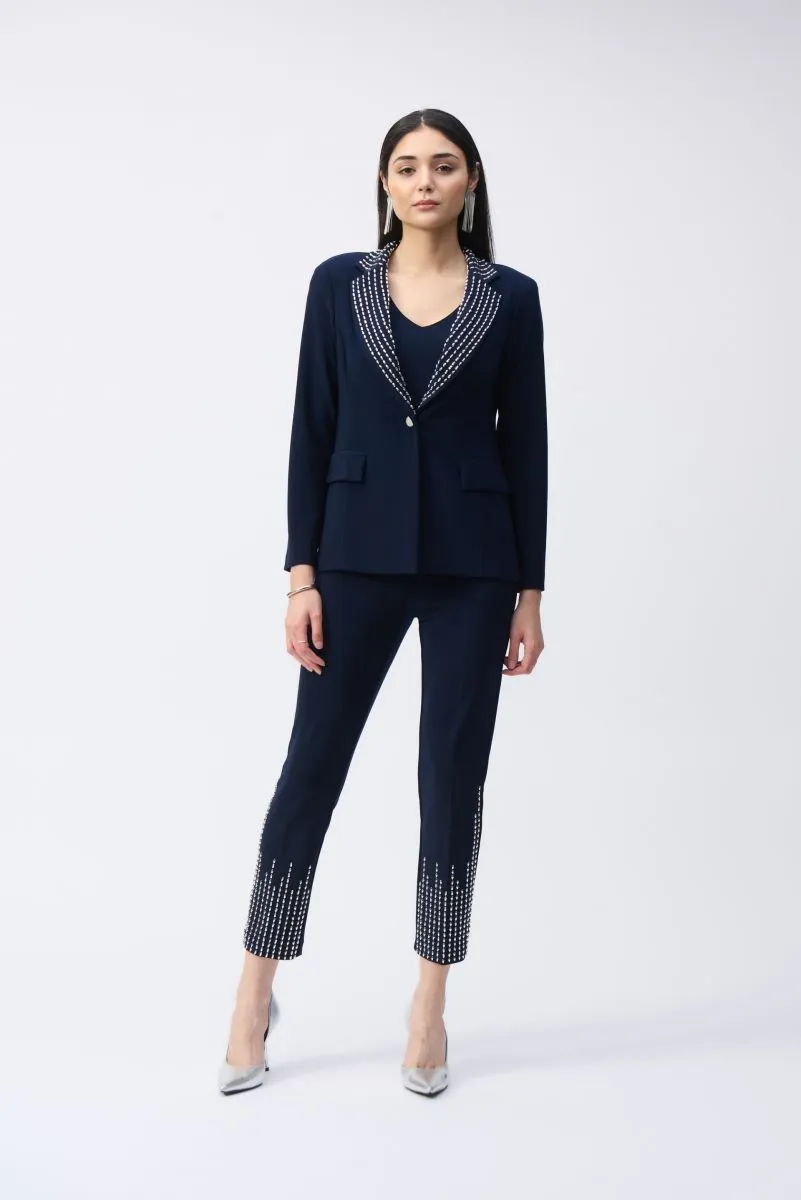 Joseph Ribkoff Embellished Long Sleeve Blazer Jacket 243731