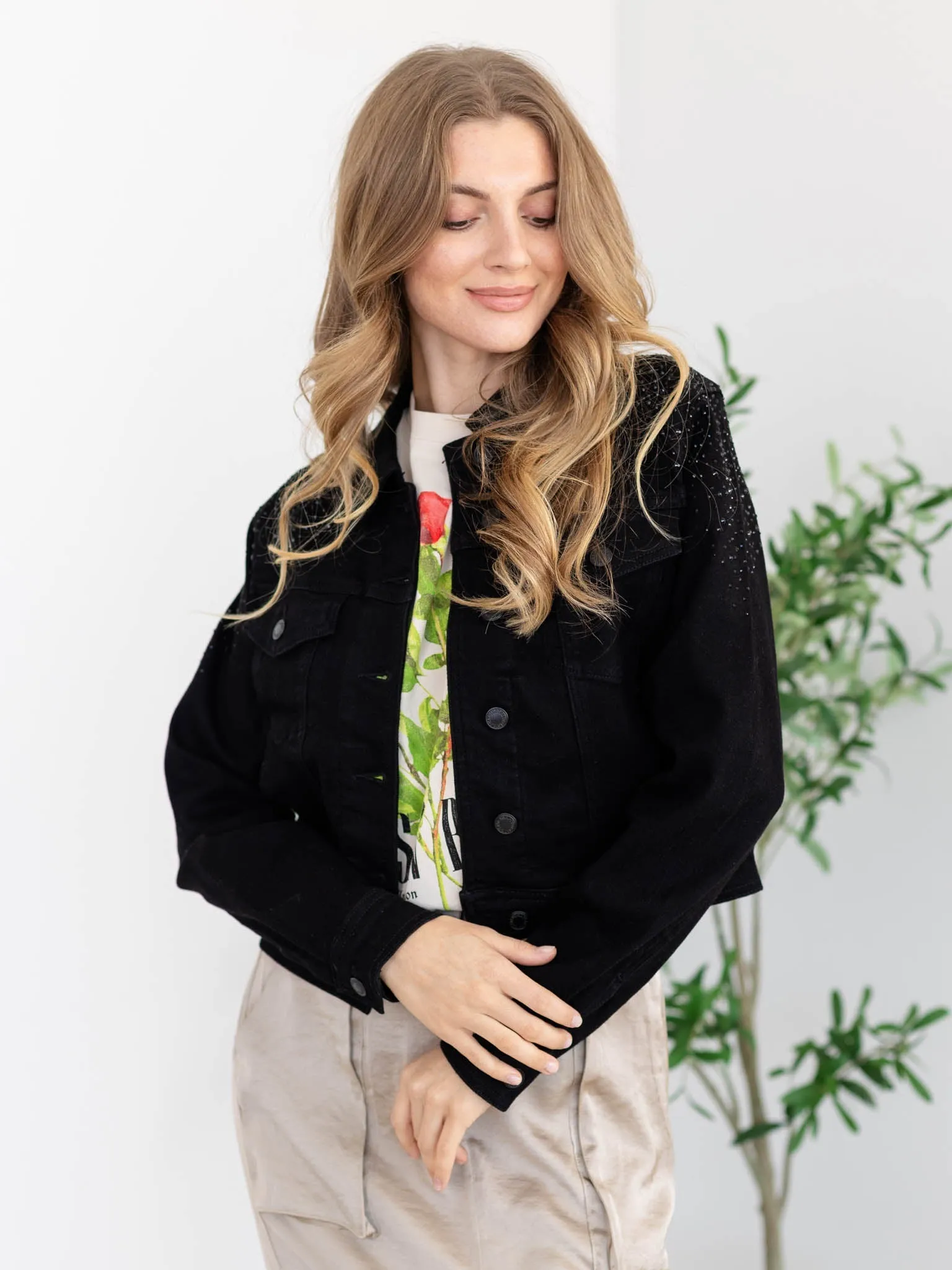Judy Blue Embellished Rhinestone Jacket