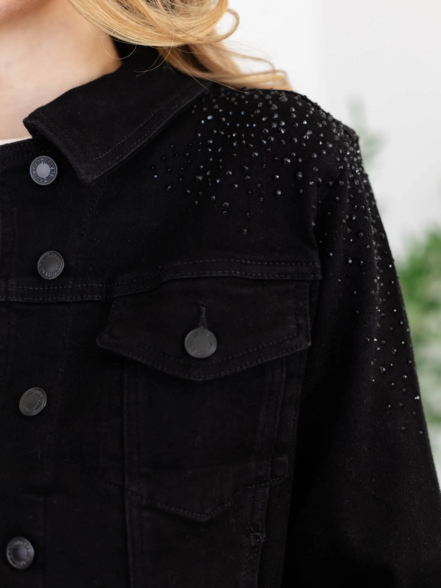 Judy Blue Embellished Rhinestone Jacket