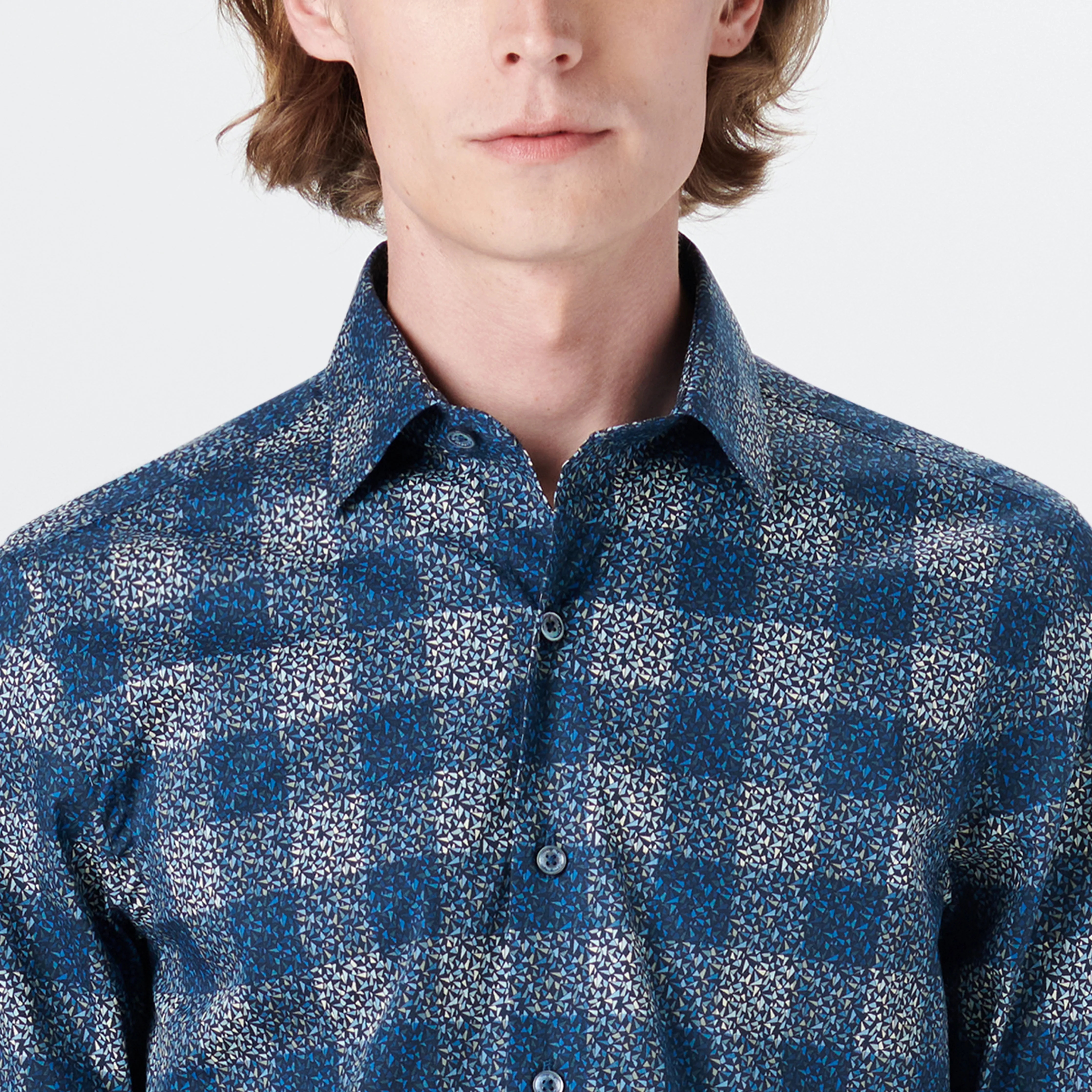 JULIAN Geometric Print Shirt