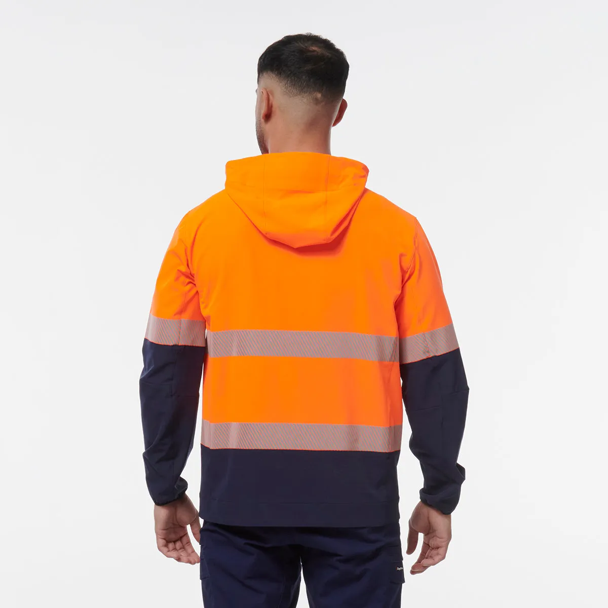 KingGee Men's Hi Vis Repel Jacket - Orange/Navy