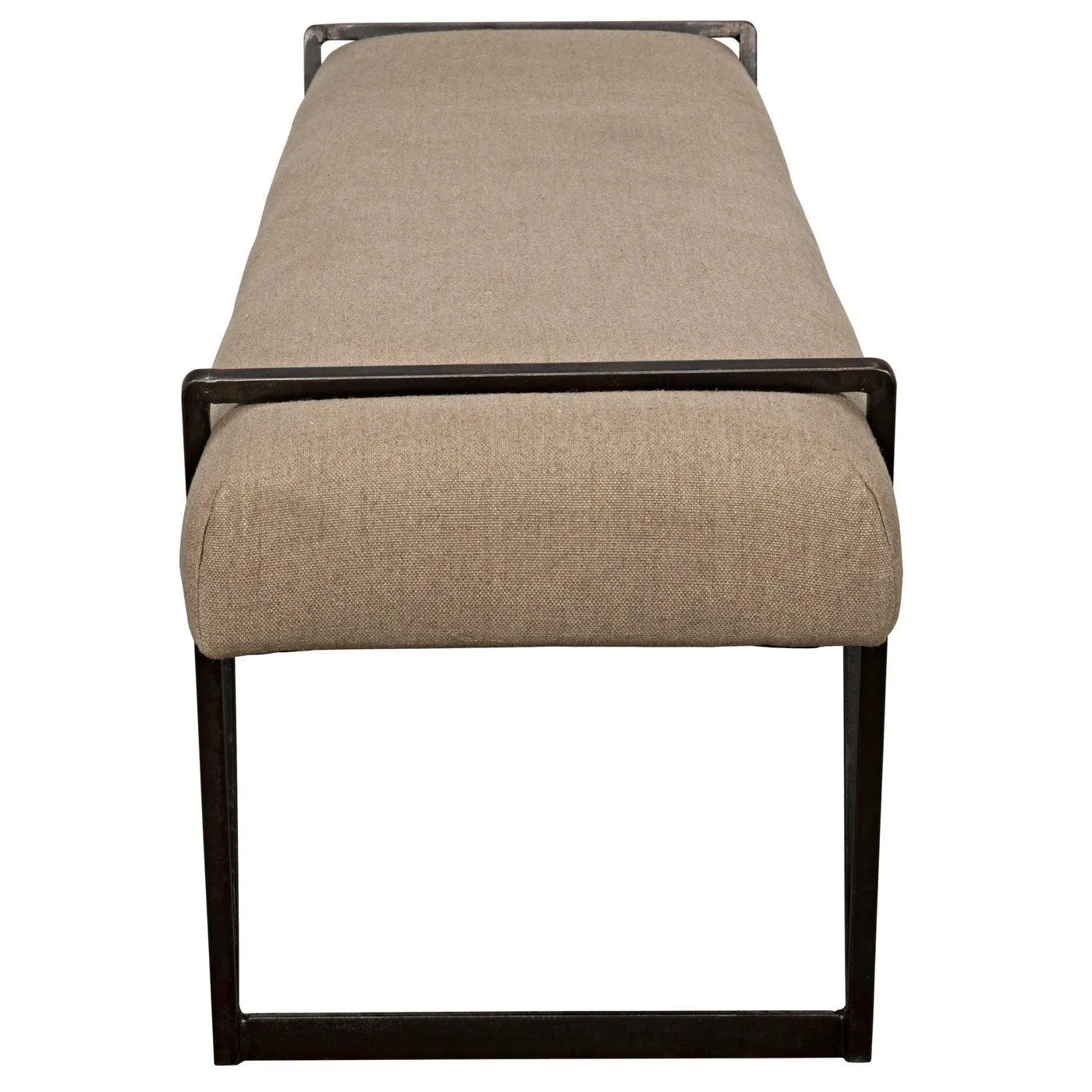 Larkin Bench, Steel with Linen