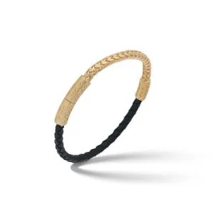 Lash Metal-Leather Bracelet
