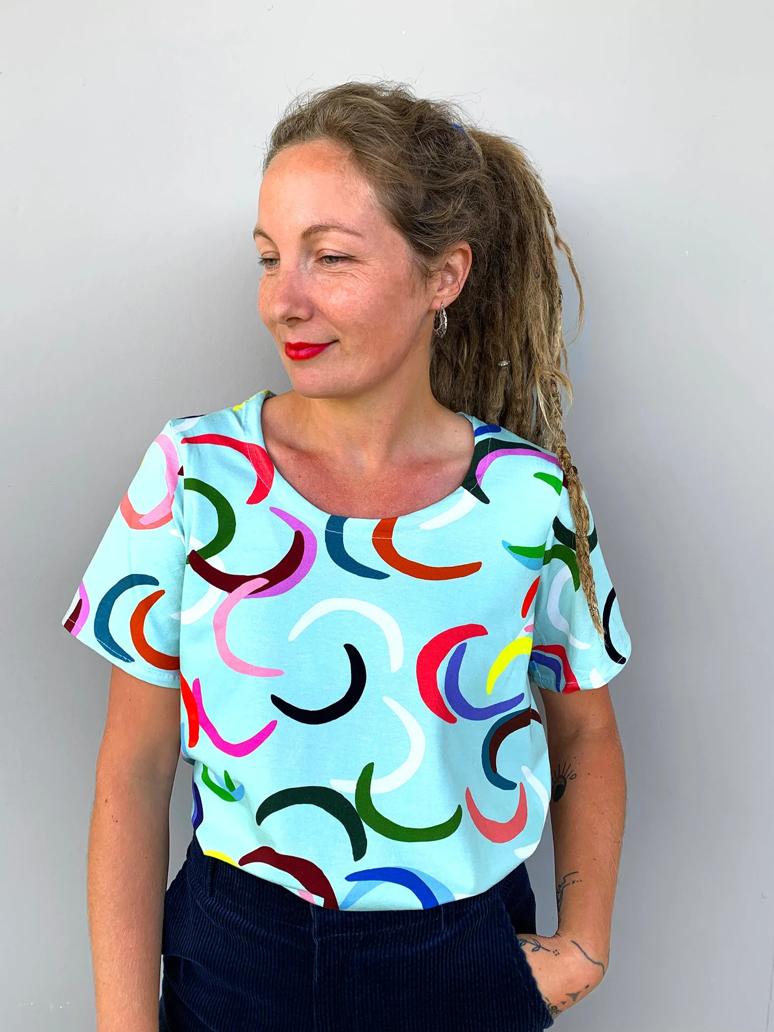 (LAST ONE) Colour Petals (mint) jersey Tshirt