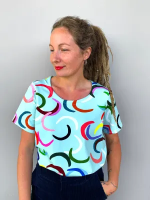 (LAST ONE) Colour Petals (mint) jersey Tshirt