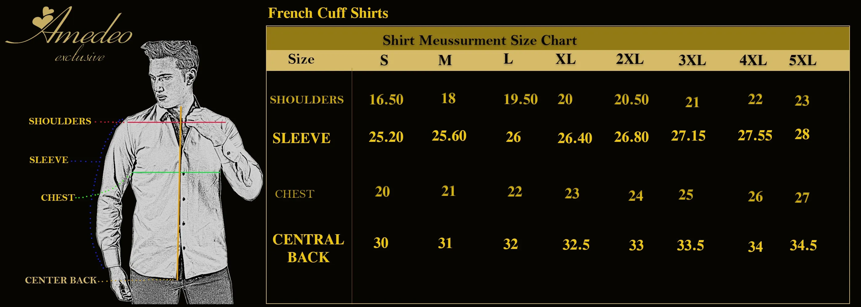 Light Blue Design Mens Slim Fit French Cuff Shirts with Cufflink Holes - Casual and Formal