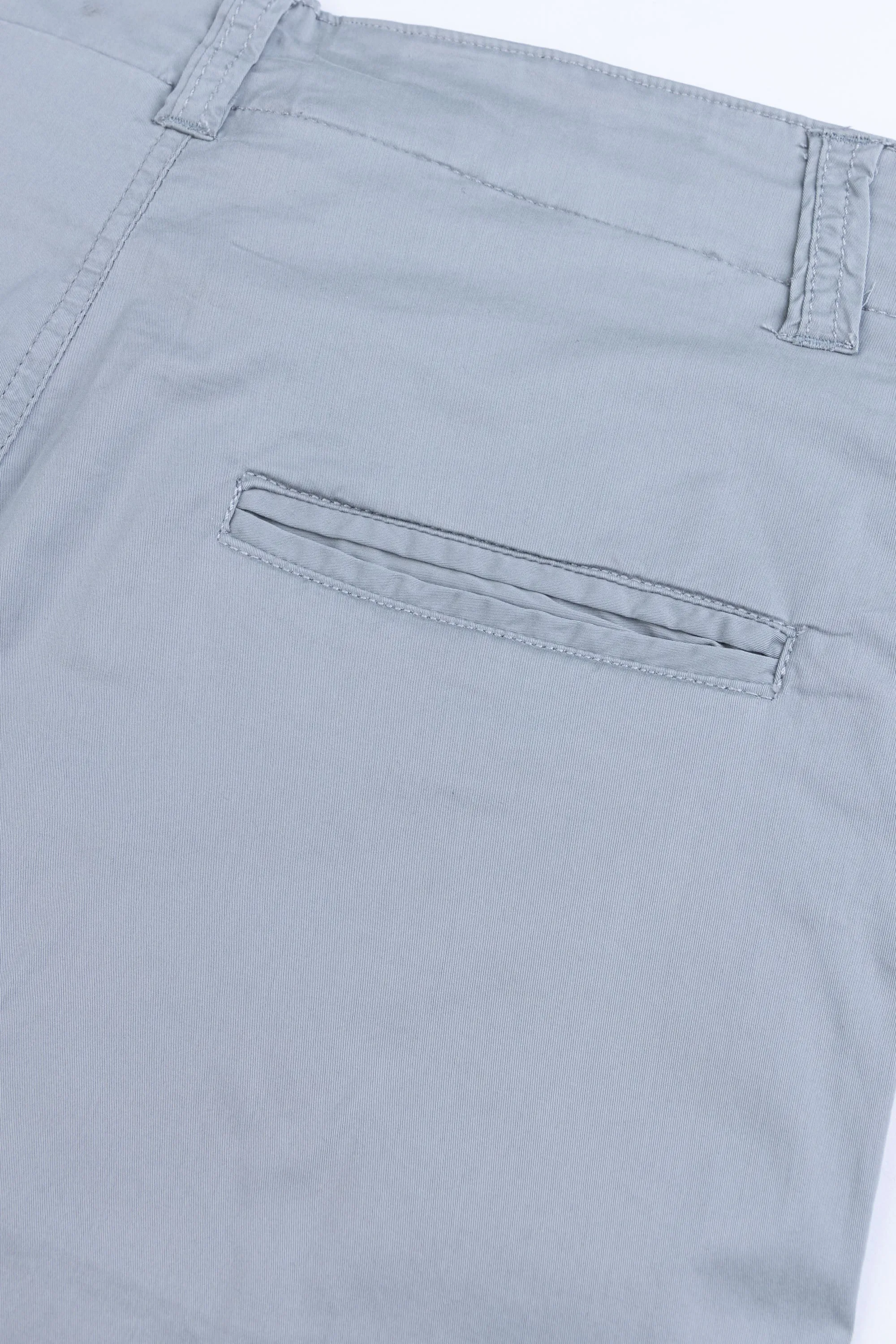 Light Grey Cotton Shorts