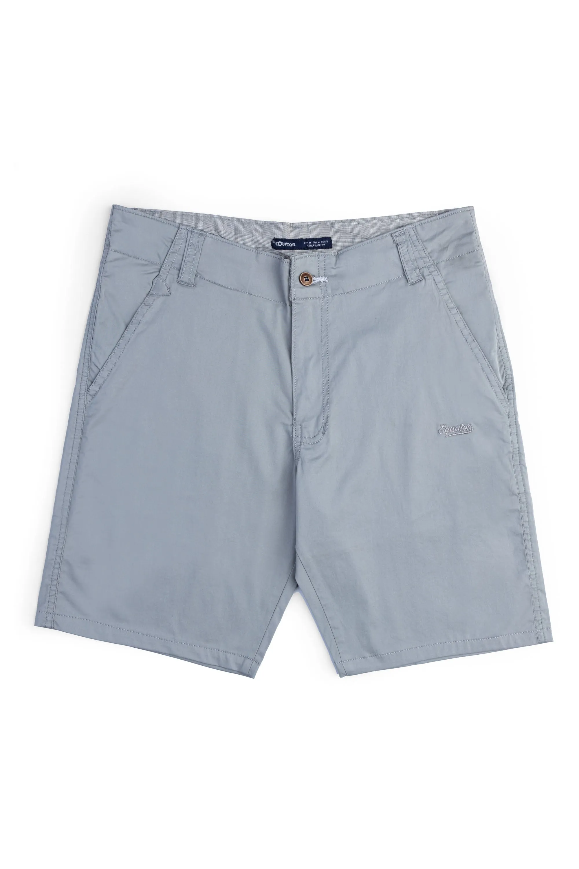 Light Grey Cotton Shorts
