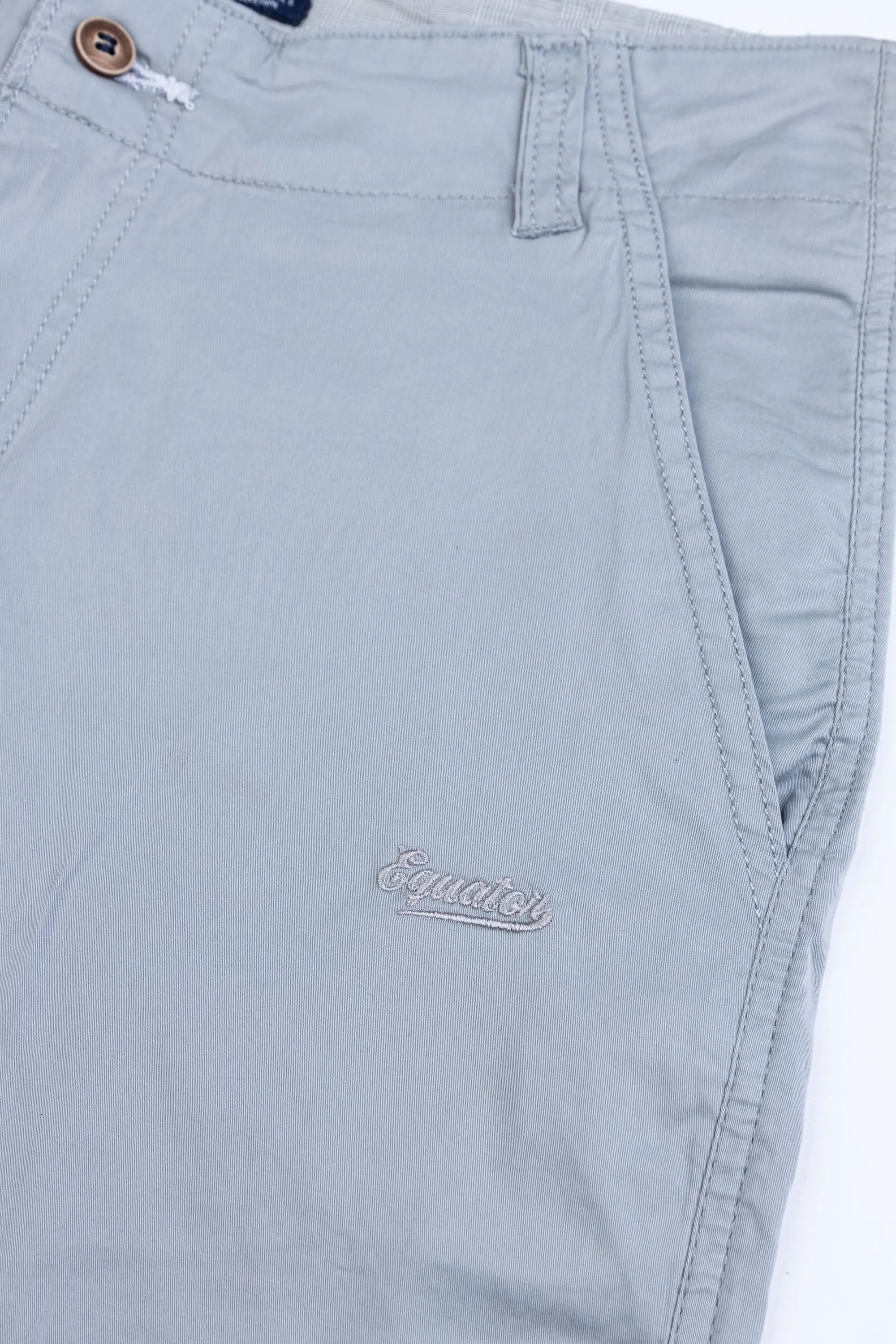 Light Grey Cotton Shorts