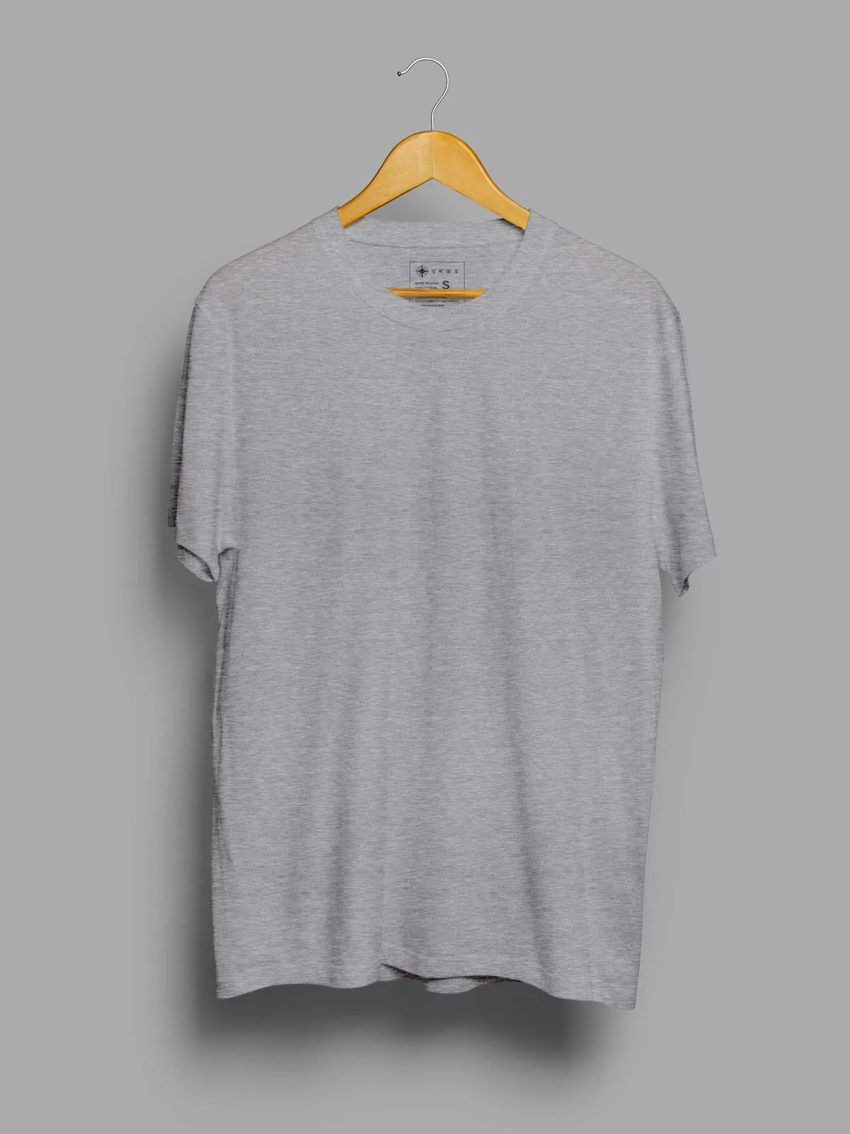 Light Grey, Wine & Electric Mint T shirts Combo | Pack of 3