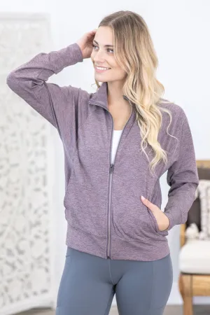 Light Purple Side Paneled Jacket