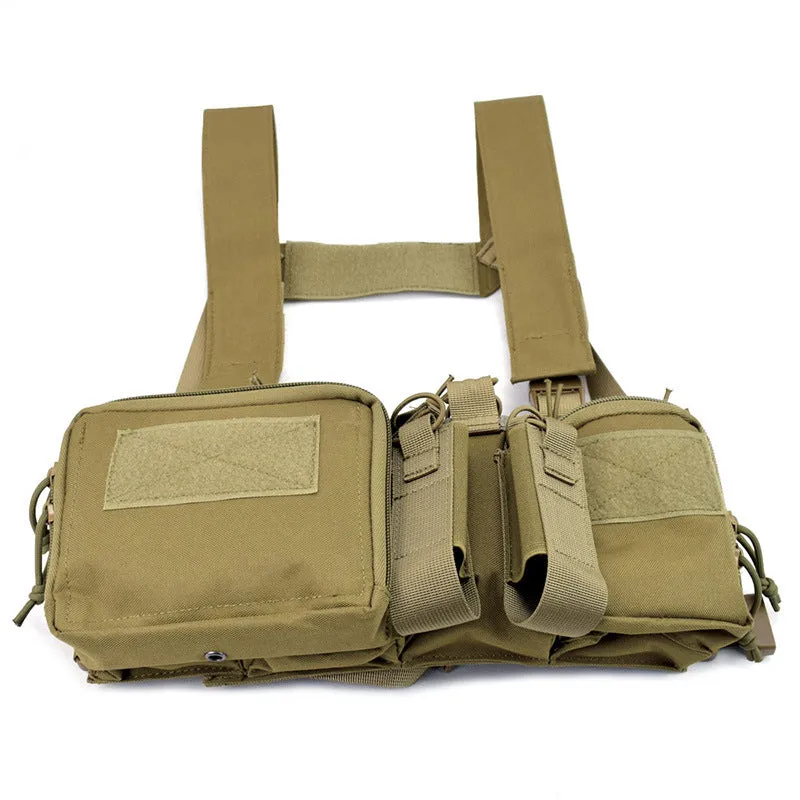 Lightweight 1000D Camouflage Chest Hanging Multifunctional Vest