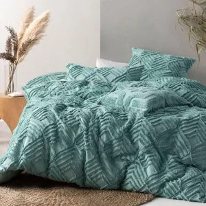 Linen House Ramona Aqua Duvet Cover Set