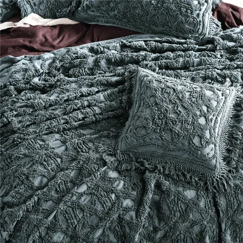 Linen House Somers Petrol 50 x 50cm Scatter Cushion