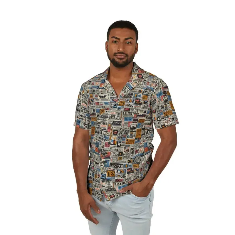 Linen Texture Hawaiian Camp Shirt for Endless Summer