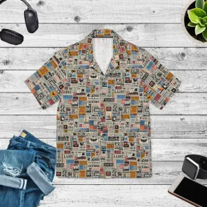 Linen Texture Hawaiian Camp Shirt for Endless Summer