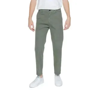 Liu Jo Men's Green Trousers with Pockets